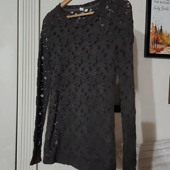 Eloise by Anthropologie Unconventional Lace Top Whimisigoth - Picture 4 of 6
